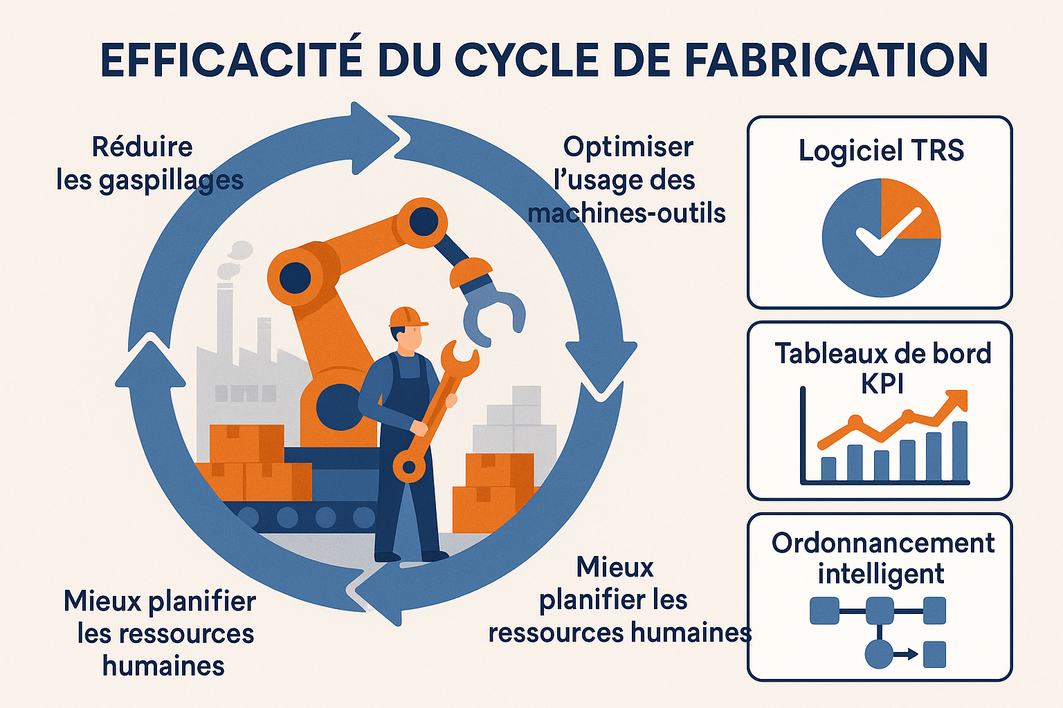 Comment Calculer et Améliorer l'Efficacité du Cycle de Fabrication