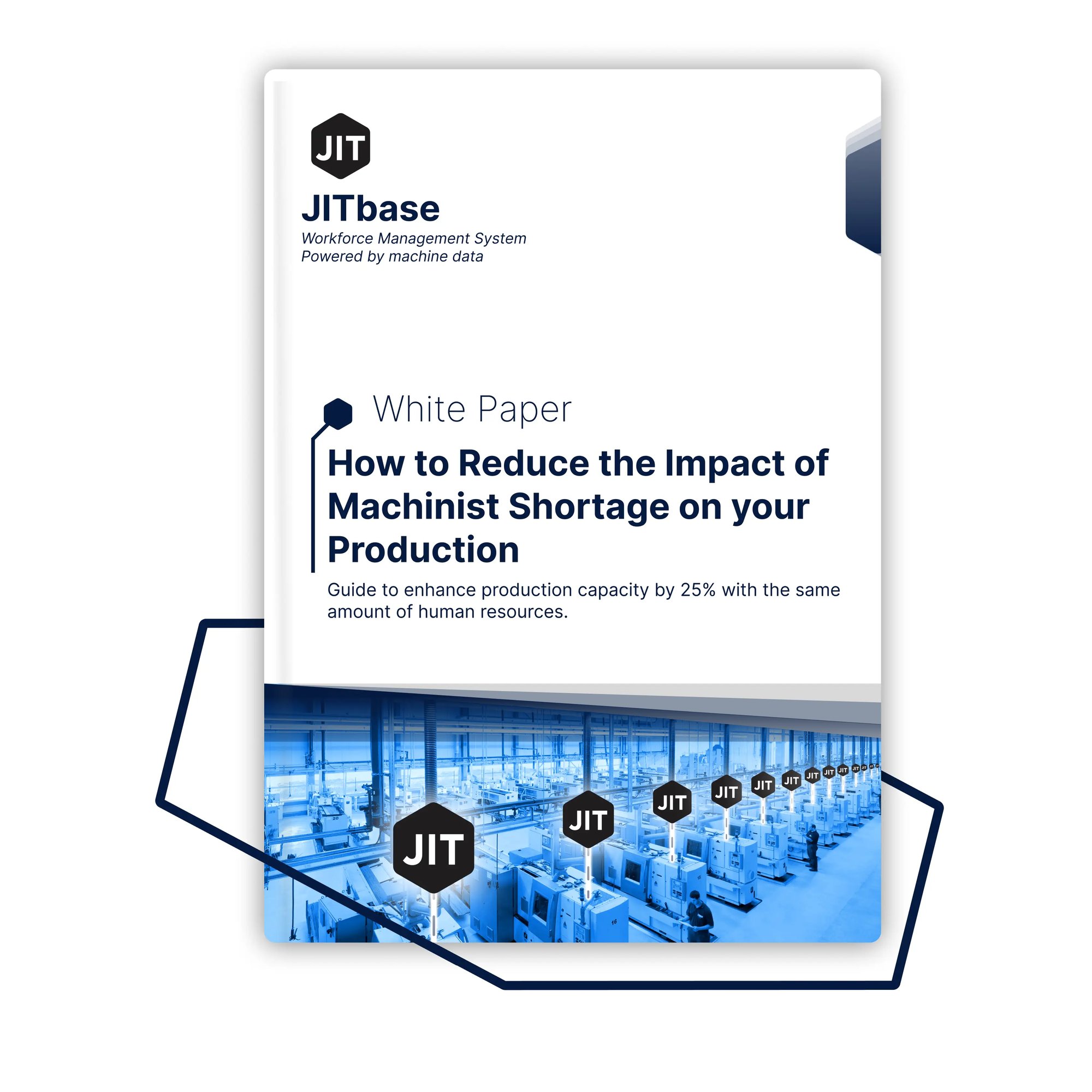 White paper cover: How to Reduce the Impact of Machinist Shortage on your Production
