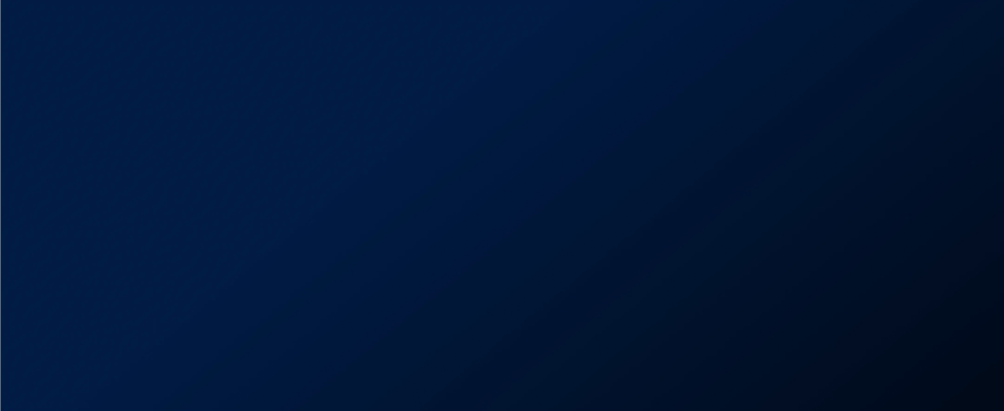 Hero banner blue gradient color