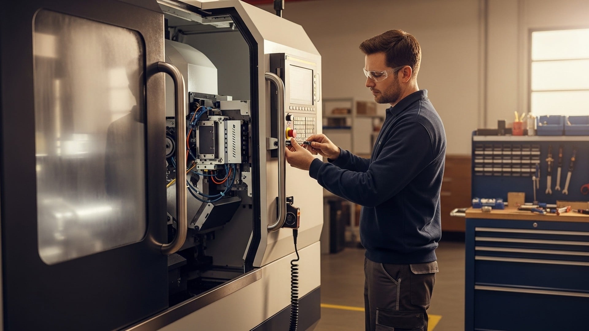 CNC machine data integration setup — JITbase